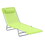 Outsunny Folding Chaise Lounge Pool Chairs, Outdoor Sun Tanning Chairs with Pillow, Reclining Back, Steel Frame & Breathable Mesh for Beach, Yard, Patio, Green