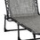 Outsunny Reclining Chaise Lounge Chair, Portable Sun Lounger, Folding Camping Cot, with Adjustable Backrest and Removable Pillow, for Patio, Garden, Beach, Grey