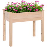 Outsunny Raised Garden Bed with Legs, 34