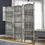 HOMCOM 6 Panel Room Divider, 6' Tall Folding Privacy Screen, Hand-Woven Freestanding Wall Partition for Home Office, Bedroom, Mixed Gray W2225P200374