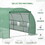 Outsunny 19' x 10' x 7' Walk-in Tunnel Greenhouse with Zippered Door & 8 Mesh Windows, Large Garden Hot House Kit, Galvanized Steel Frame, Green W2225P200411