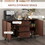 HOMCOM Sideboard Buffet Cabinet, Kitchen Cabinet with 2 Cupboards, 3 Drawers and Adjustable Shelves, Coffee Bar Cabinet for Living Room, Entryway, Rustic Brown W2225P200429