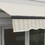 Outsunny 8' x 6.5' Retractable Awning, Patio Awning Sunshade Shelter with Manual Crank Handle, 280gsm UV Resistant Fabric and Aluminum Frame for Deck, Balcony, Yard, Beige and White W2225P200514