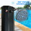 Outsunny 7ft Outdoor Solar Heated Shower with 360 Rotating Shower Head, Foot Shower Faucet, Temperature and Pressure Adjustable, Holds 9.2 Gallons for Backyard Pool W2225P200538