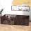 PawHut Whelping Box for Dogs Built for Mother's Comfort, Dog Whelping Pen with Removable Doors, Puppy Playpen for Indoors, Newborn Puppy Supplies & Essentials, 81" x 39" x 20", Coffee W2225P200572