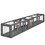 PawHut Cat Tunnel Outdoor, Wooden Cat Tube with Combinable Design, 8 Doors, 98" Cat Toys for Kitty, Puppy, Pet, House, Window, Cage, Dark Gray W2225P200583