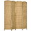 HOMCOM Room Divider, 4 Panel Folding Privacy Screen, 5.6' Tall Freestanding Wall Partition for Home Office, Bedroom, Nature Wood W2225P200679