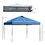 Outsunny 10' x 10' Pop Up Canopy Tent, Instant Sun Shelter with 3-Level Adjustable Height, Top Vents and Wheeled Carry Bag for Outdoor, Garden, Patio, Blue W2225P200699