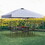 Outsunny 10' x 10' Pop Up Canopy Tent, Instant Sun Shelter with 3-Level Adjustable Height, Top Vents and Wheeled Carry Bag for Outdoor, Garden, Patio, White W2225P200700