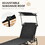 Outsunny Folding Chaise Lounge Pool Chairs, Outdoor Sun Tanning Chairs with Canopy Shade, Reclining Back, Steel Frame and Side Pocket for Beach, Yard, Patio, Black W2225P200745