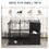PawHut Pet Playpen Small Animal Cage 56 Panels with Doors, Ramps and Storage Shelf for Rabbit, Kitten, Chinchillas, Guinea Pig and Ferret W2225P200757