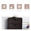 Outsunny Outdoor Towel Cabinet, PE Rattan Pool Storage Organizer, Freestanding Outdoor Towel Rack for Pool with 3 Drawers and Weather Safe Material, Brown W2225P200798