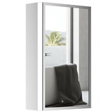 HOMCOM Bathroom Mirrored Cabinet, Vertical 16