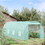 Outsunny 20' x 10' x 7' Walk-in Tunnel Greenhouse, Garden Warm House, Large Hot House Kit with 8 Roll-up Windows & Roll Up Door, Steel Frame, Green W2225P200891