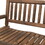 Outsunny 2-Person Wood Rocking Chair with Log Design, Heavy Duty Loveseat with Wide Curved Seats for Patio, Backyard, Garden, Walnut W2225P200892