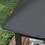 Outsunny 10' x 10' Soft Top Patio Gazebo Outdoor Canopy with Unique Geometric Design Roof, All-weather Steel Frame, Gray W2225P200939