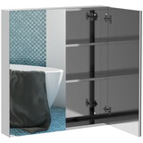 kleankin Bathroom Mirrored Cabinet, 24