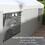 Outsunny Carport 10' x 20' Portable Garage, Heavy Duty Car Port Canopy with 2 Roll-up Doors & 4 Ventilated Windows for Car, Truck, Boat, Garden Tools, White W2225P217043