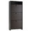 HOMCOM Slim Shoe Cabinet, Trendy Shoe Storage Cabinet with 3 Large Fold-Out Drawers & a Spacious Top Surface for Small Items, Espresso W2225P217208