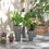 Outsunny Set of 3 Tall Planters, 28.75", 24.5", 20.5", MgO Indoor Outdoor Planters with Drainage Holes, Stackable Flower Pots for Garden, Patio, Balcony, Front Door, Gray W2225P217246