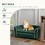 PawHut Dog Couch Fancy Pet Bed Modern Dog Sofa for Small and Medium Dogs Cats, with Soft Cushion, Washable and Removable Cover, Dark Green W2225P217299