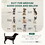 PawHut Dog Couch Fancy Pet Bed Modern Dog Sofa for Small and Medium Dogs Cats, with Soft Cushion, Washable and Removable Cover, Dark Green W2225P217299