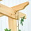 Outsunny Wooden Garden Arbor for Climbing Plants with Garden Bench, Garden Arch to Grow Grapes & Vines, Patio Decor & 2-Person Outdoor Wood Decorative Seating, Natural W2225P217549