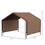 PawHut Dog Shade Shelter, Portable Pet Tent, Water Resistant Dog House for Shade Protection, Outdoor, Garden, Patio, Backyard, Brown W2225P217600