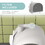 PawHut Cat Litter Box with Lid, Covered Litter Box for Indoor Cats with Tray, Scoop, Filter, 17" x 17" x 18.5", Light Gray W2225P217606