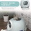 PawHut Covered Litter Box, Litter Box with a Lid, Scoop Enclosed Drawer & Skylight for Cats That's Easy to Clean, Blue W2225P217614