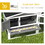 PawHut Rabbit Hutch 2-Story Bunny Cage Small Animal House with Slide Out Tray, Detachable Run, for Indoor Outdoor, 61.5" x 23" x 27", Light Gray W2225P217666