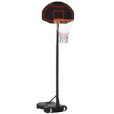 Soozier Portable Basketball Hoop Stand, 5.1-6.9ft Height-Adjustable Basketball System with 29