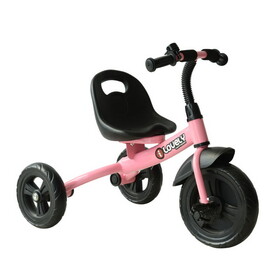 Qaba 3-Wheel Recreation Ride-on Toddler Tricycle with Bell Indoor / Outdoor, Pink W2225P217780