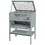 PawHut 3-Tier Wooden Hamster Cage Mice and Rat Cage Small Animals Hutch with Openable Top, Front Door, Storage Shelf, Gray W2225P229198
