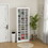 HOMCOM 71" Tall Shoe Rack Storage Organizer, Narrow Shoe Cabinet for Entryway with Open Cubes for 36 Pairs, White W2225P229414