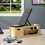 Soozier Adjustable Weight Bench, Workout Bench with Storage Rack Resistance Rope, Incline Bench Weight Lifting Equipment for Home Gym Arms & Chest Strength Training W2225P229570