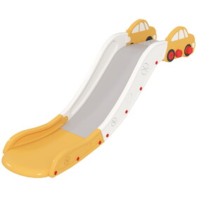 Qaba Toddler Slide, Couch Slide for Bed, Sofa, Extra Length Indoor Couch Slide for Toddler, Baby, Child, Easy to assemble, Yellow W2225P249782