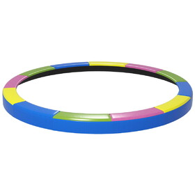 Soozier 14FT Trampoline Spring Cover, Safety Trampoline Pad Replacement, Waterproof and Tear-Resistant, All-Weather Trampoline Accessories, Multi-Color W2225P250004