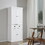 HOMCOM 72" Kitchen Pantry, Tall Storage Cabinet, Freestanding Cupboard with Drawer, Doors and Adjustable Shelves, White W2225S00011