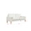 JOS 67.7" 3 seater Sofa Couch for Living Room, Modern Sofa,Small Couches for Small Spaces,Upholstered 3-Seater Couch for Bedroom, Apartment, Home Office, Tool-Free assembly,White W2228140349