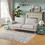 JOS 67.7" 3 seater Sofa Couch for Living Room, Modern Sofa,Small Couches for Small Spaces,Upholstered 3-Seater Couch for Bedroom, Apartment, Home Office, Tool-Free assembly,Beige W2228140352
