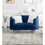Living Room Loveseats Navy Blue Velvet W223105178