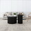 Coffee Table Set of 2,Round Coffee Table,Modern Side Tables Accent End Table for Living Room,Apartment W2232P163137