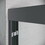 Sliding Shower Glass Door 50-54 in. W x 72 in. H, Adjustable Semi Frameless Shower Door, Certified Thick Clear Clear Tempered Glass, 304 Stainless Steel Handles, Black Finish W2269P144319