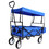 Garden Shopping Beach Cart folding wagon (Blue) W22721200