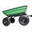 Folding car Poly Garden dump truck with steel frame, 10 inches. Pneumatic tire, 300 lb capacity body 55L Green W22721201