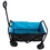 Folding Wagon Garden Shopping Beach Cart (black+blue) W22735705