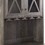 Farmhouse Bar Cabinet for Liquor and Glasses, Dining Room Kitchen Cabinet with Wine Rack, Sideboards Buffets Bar Cabinet L26.89"*W15.87"*H67.3" Charcoal Grey W2275P148520