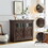 2 Doors Cabinet Large Buffet Sideboard Cabinet Bar Wine Cabinet for Entryway Living Room Buffet Cabinet, Table Coffee Bar Wine Bar Storage Cabinet for Dining Room Espresso W2275P149112