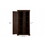 Tall Storage Cabinet Barn Door Storage Country Wood Rustic Farmhouse Pantry Cupboard Sliding Door Kitchen Organizer Furniture Home Drawer Shelves L39.37"*W15.75"*H74.4" Espresso W2275P149118